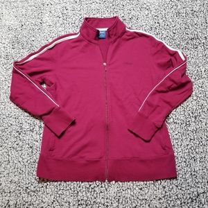 Reebok Zippered 100% Cotton Track Jacket